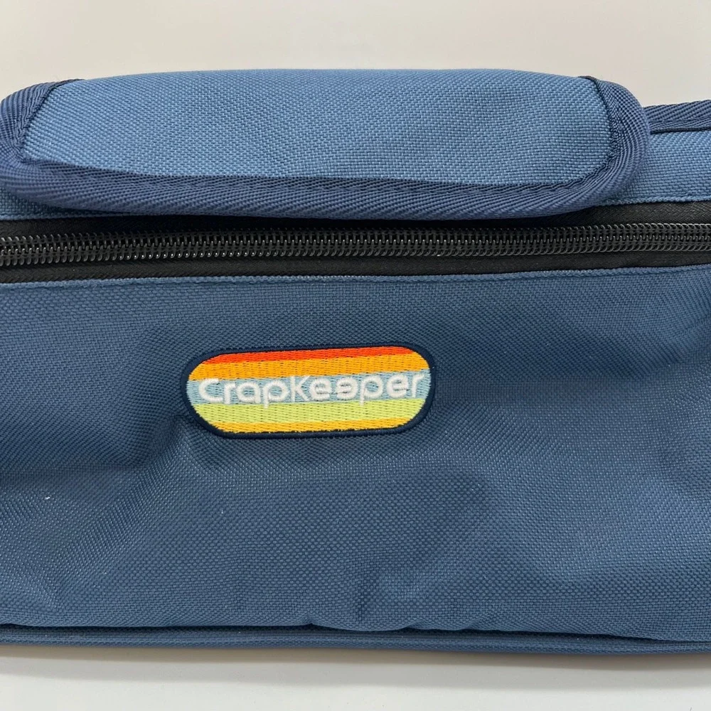 CrapKeeper Organizer Bag Navy Blue Adjustable Drink Holders Multi Pocket